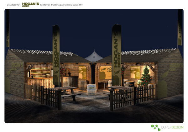 Wooden Retail/Bar Chalets – 6m x 4m