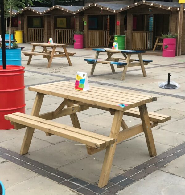 Wooden Picnic Benches