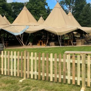 Natural Wooden Picket Fencing